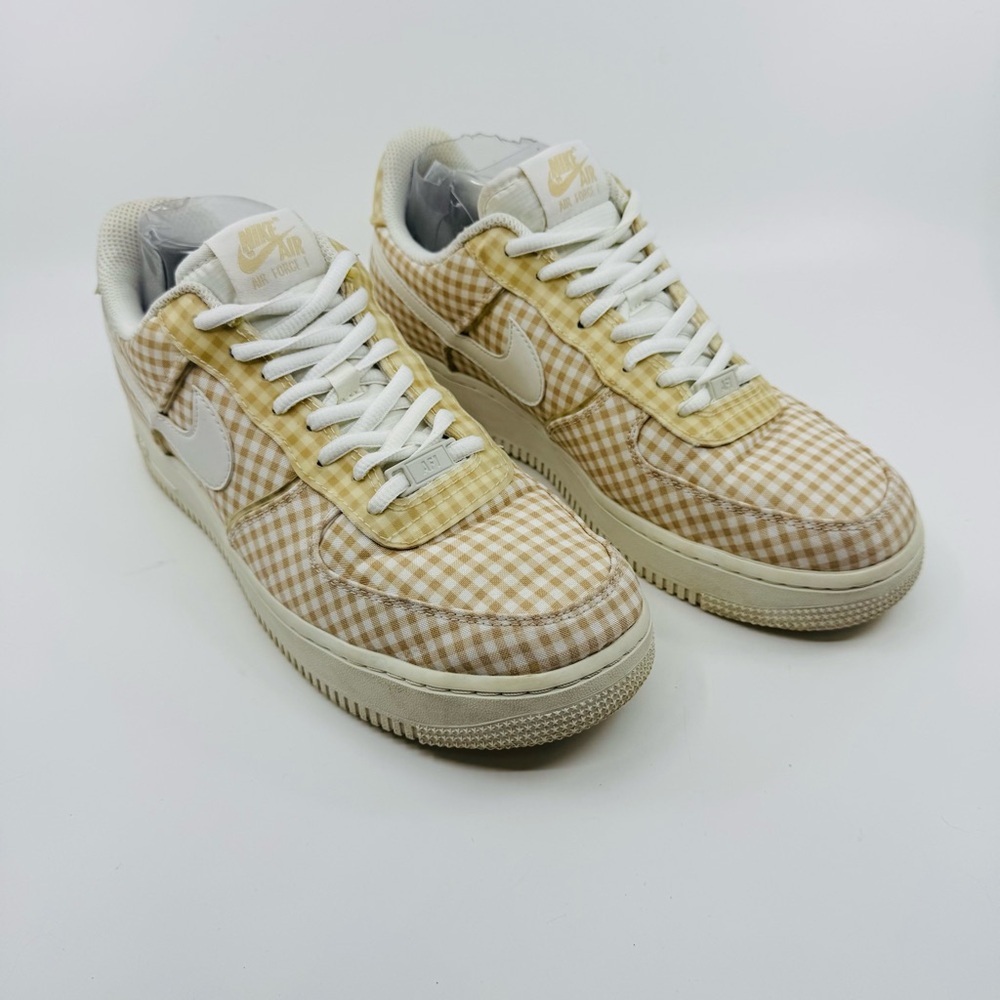 Nike Wmns Air Force 1 Low QS 'Gingham Pack - Beige SZ 9.5